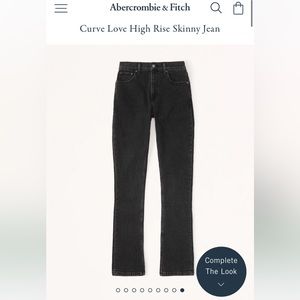 ABERCROMBIE&FITCH. SIZE 27. SKINNY JEAN.
